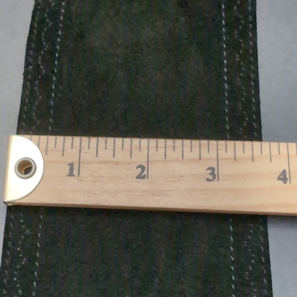 Brighton Women's Black Soft Suede Double Buckle Belt.M. - Picture 9 of 10